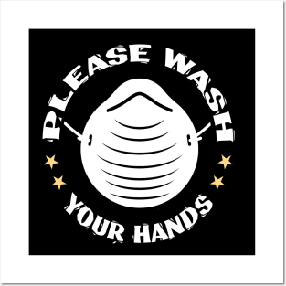 Please Wash Your Hands Posters and Art